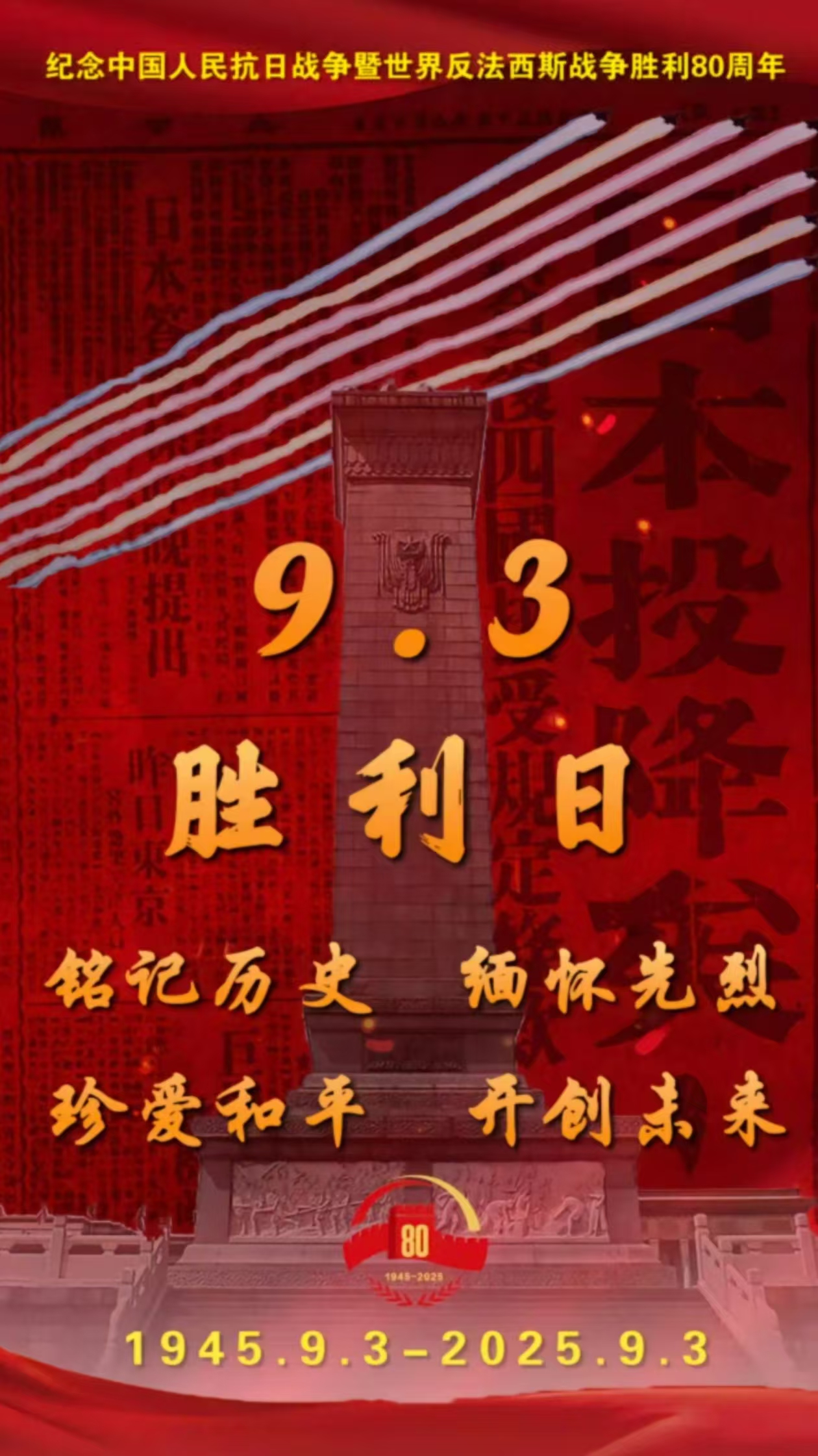  The 80th Anniversary of the Victory of the Chinese People's War of Resistance Against Japanese Aggression and the World Anti-Fascist War